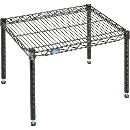 Nexel Black Epoxy Wire Dunnage Rack, 24W x 18D x 14H P1824B